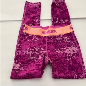 Under Armour Kids' Pink Leggings